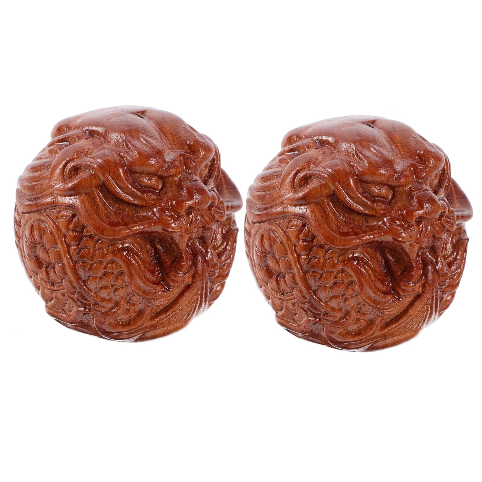CALLARON Lot De 3 Paires De Balles De Massage Pour Personnes Âgées Pour Balles De Massage Pour Salle De Sport Multifonctions Pour Les Mains En Bois