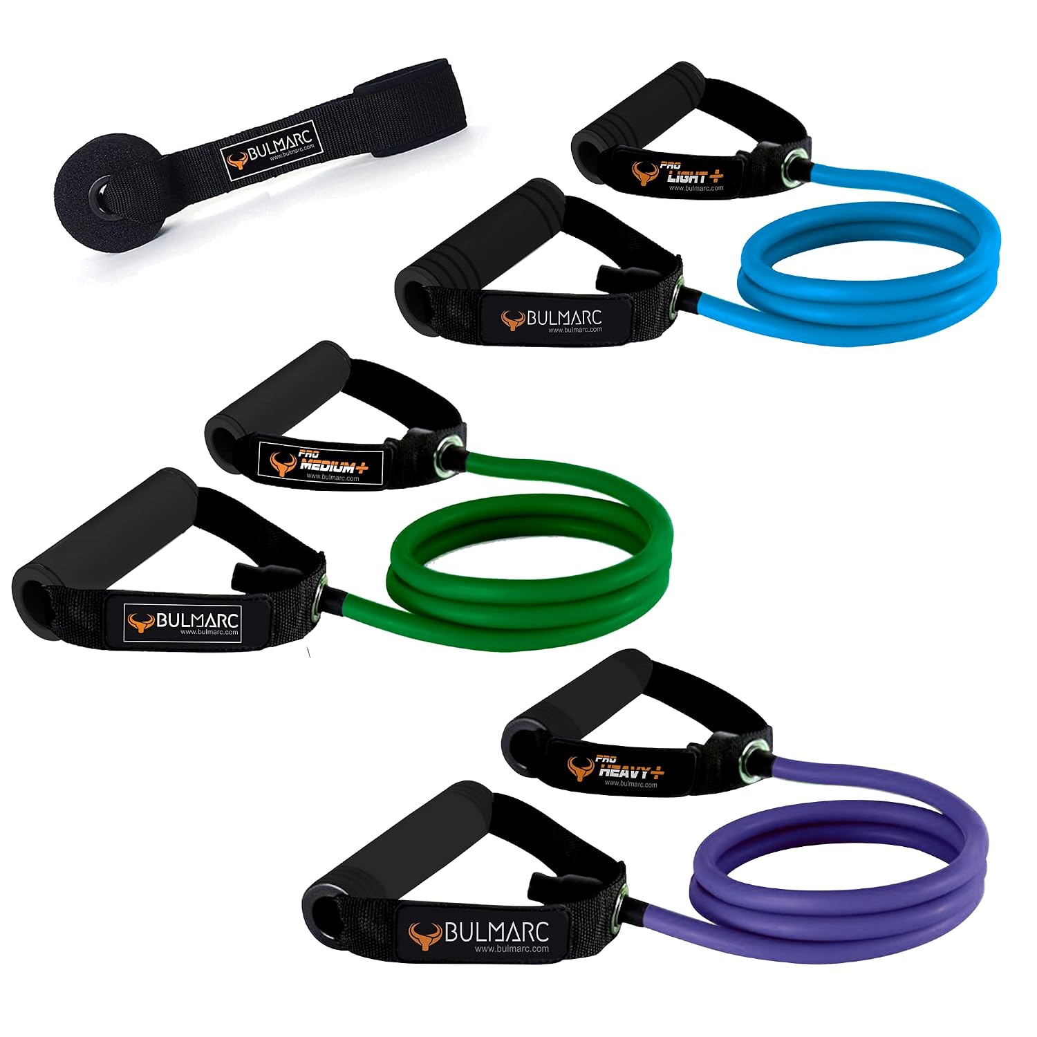 BULMARC Resistance Tube/Bands for Exercises Set with Foam Handle, Featuring eBOOK with 45+ Exercises for Full Body Workou... - Review, Price and Buying Guide