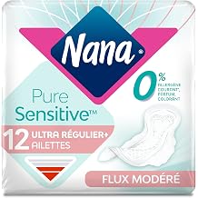 Nana PureSensitive Ultra Normal Plus Sanitary Towels with Wings - Pack of 4