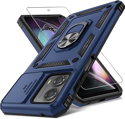 Funda para Motorola Moto G Power 5G 2023 y Moto G 5G 2023 con protector de pantalla, funda protectora de cuerpo completo a prueba de golpes,
