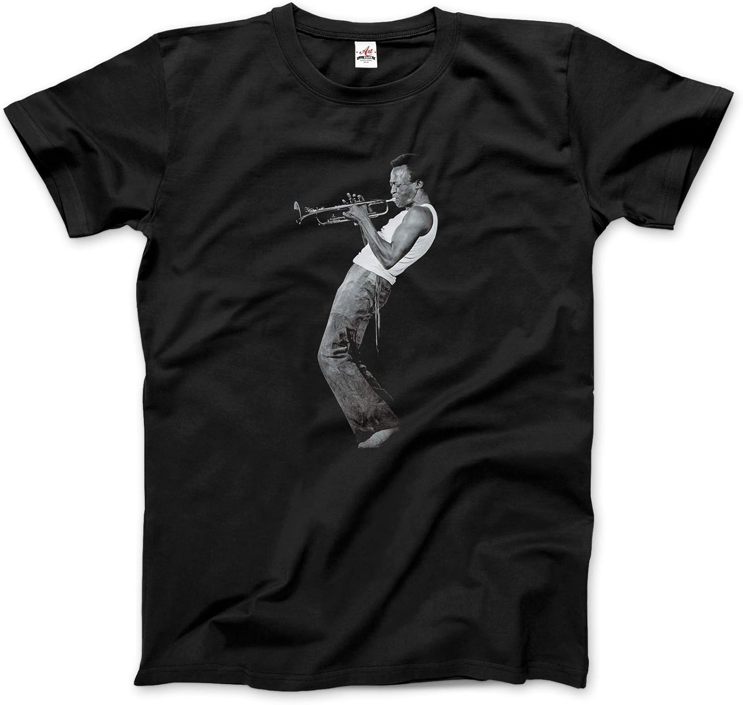 Trumpet Artwork T-Shirt (Adults, Kids, Short & Long Sleeve) Black