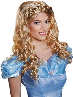 Disney Disguise Women's Cinderella Movie Adult Costume Wig, Blonde, One Size