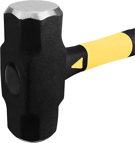 Miniatura 3 de Performance Tool M7105 - Martillo de mango de fibra de vidrio resistente con agarre de goma antigolpes y cara de golpe pulida con espejo, mango