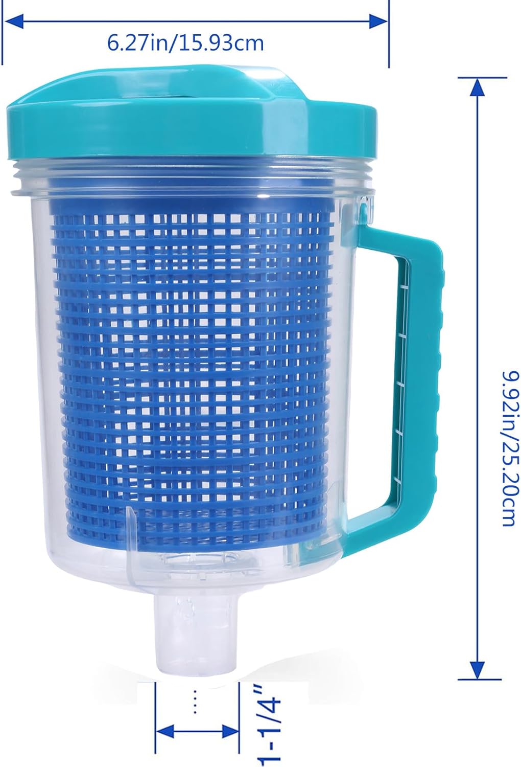 Pool Leaf Catchers Canister For Spas Pool Swimming Pool Cleaner With Meshes Basket And Skimmers Sock Fit Suction Manual PoolSupplyTown W560 Leaf Canister