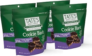 Cookie Bark, Chocolate Chip Cookies with Dark Chocolate and Sea Salt, 4-5 oz Bags