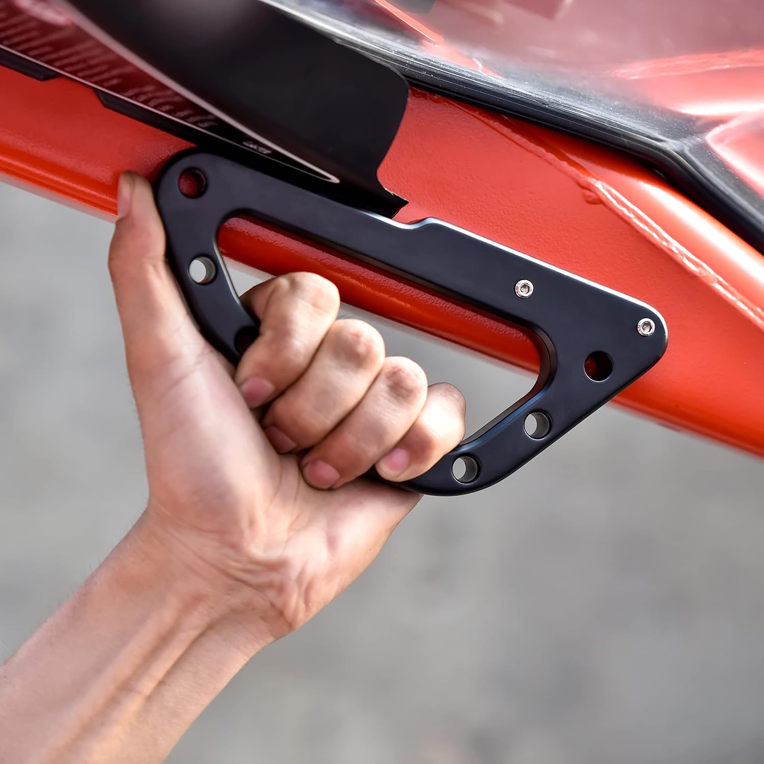 SAUTVS Roll Bar Grab Handles for Can-Am Maverick X3 XDS XRS XMR XRC Turbo RR 2017-2026, X3 Heavy Duty Billet Aluminum Roll Cage Handles Accessories