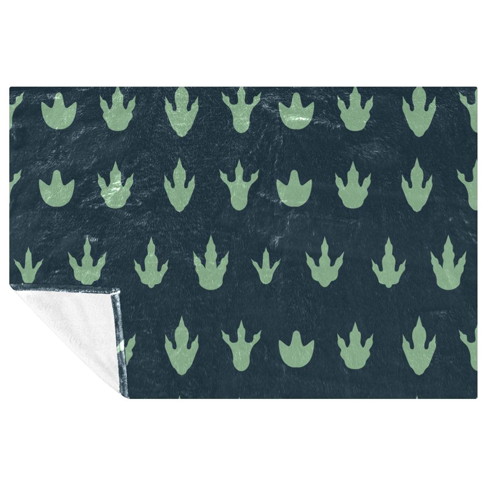 Couverture dinosaure chaude et douce pour lit et canapé de 150x100 cm