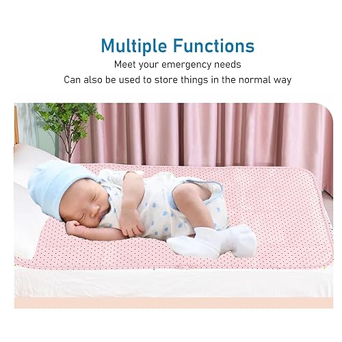 Miniatura 5 de Cambiador portátil, impermeable, compacto, cambiador de bebé para bebé, niña, niño, plegable, cambiador de pañales, cambiador de pañales, estación