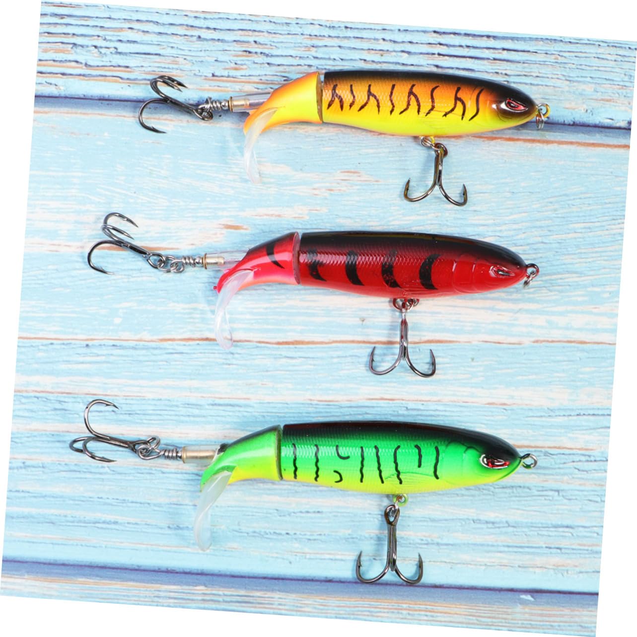 SUPVOX Esca da Nuoto ad Esche bioniche realistiche Esche da Pesca muschiate Esche da Pesca per Acqua Dolce Esca a manovella Esche per Basso Esche da Pesca con Occhi 3D