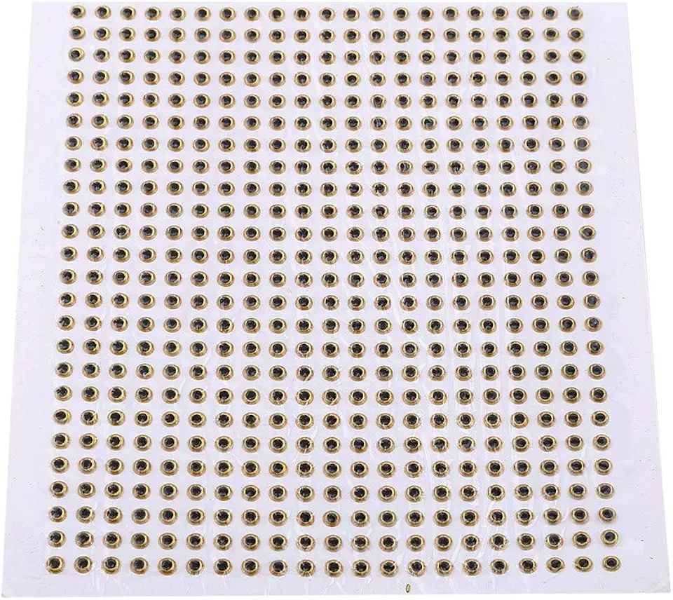 500 peças autoadesivas artificiais olho de peixe Wbestex, isca de pesca holográfica 3/4/5 mm, alicate de artesanato para amarrar moscas e olhos de peixe 3D para fazer iscas de iscas de iscas de iscas DIY
