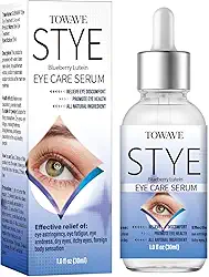 TOWAVE Tratamento Para Terçol Nos Olhos, Soro Natural Em Gotas Alívio De Terçol, Calázio E Blefarite, Removedor Rápido Restaurar A Saúde Da Pele (1 Fl Oz) (Pacote Com 1), Original)