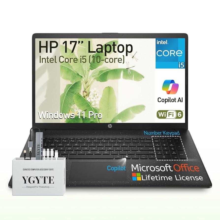 Amazon.com: HP 17 Laptop Computer, 17.3