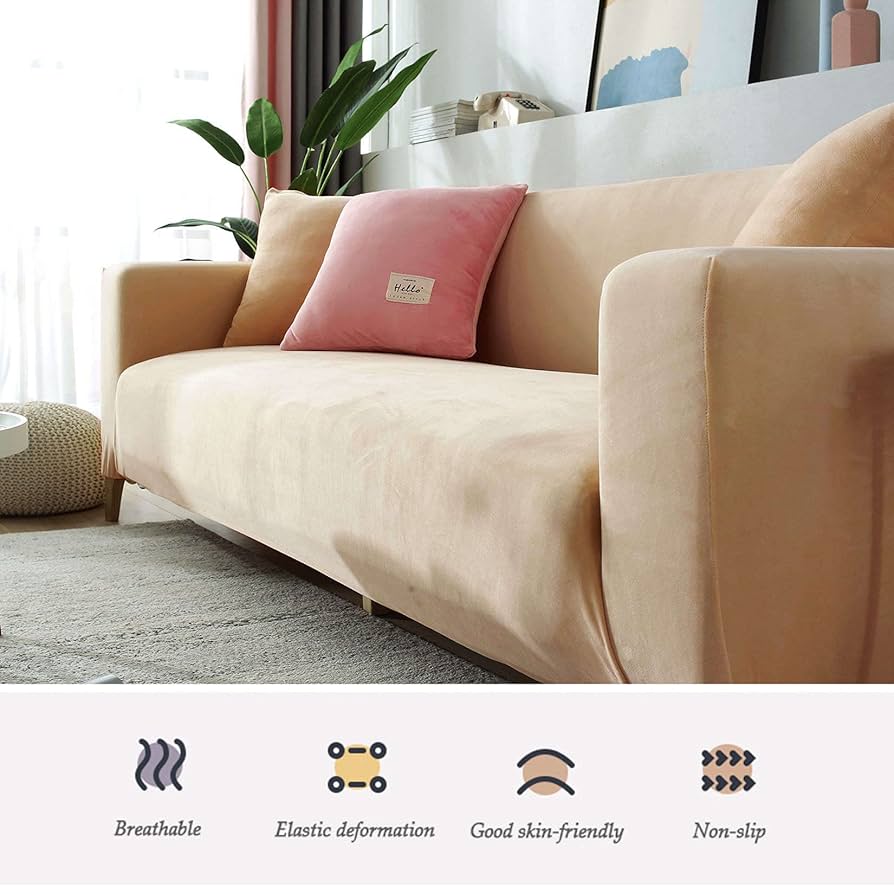 Amazon｜ストレッチ ソファーカバー 3人掛け, 柔らかい