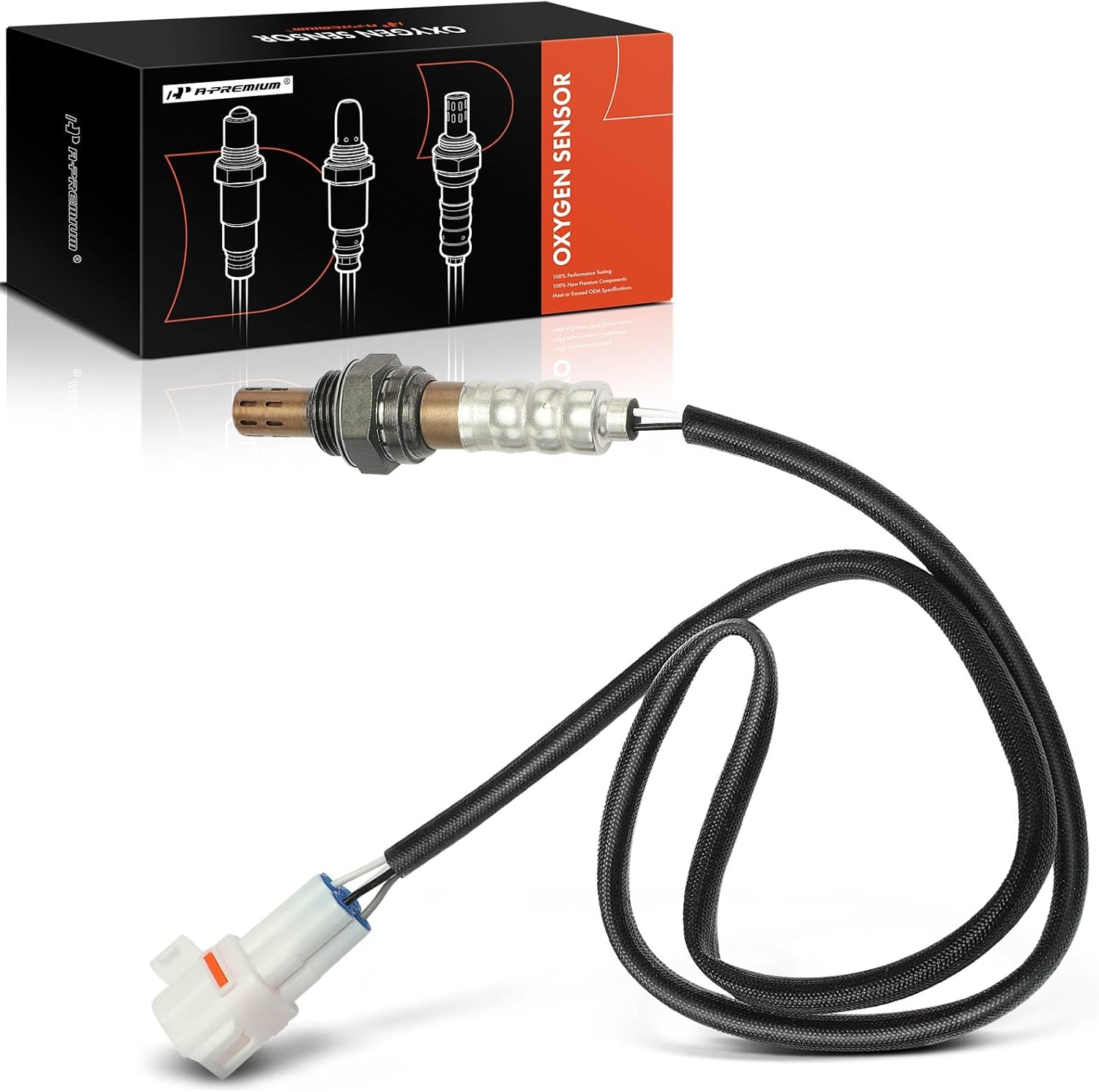 A-Premium Downstream O2 Oxygen Sensor Compatible with Chevrolet Tracker 2001-2004 & Suzuki Vitara 2004, 2.5L, Grand Vitara 2001-2005