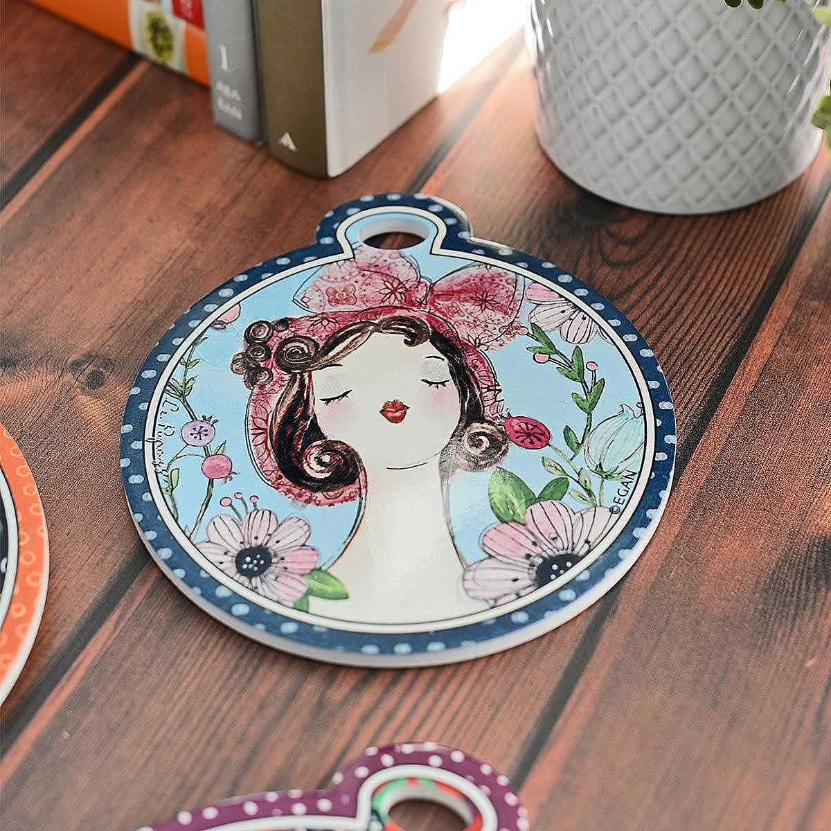 Egan Trivet Le Pupazze Light Blue 16X18