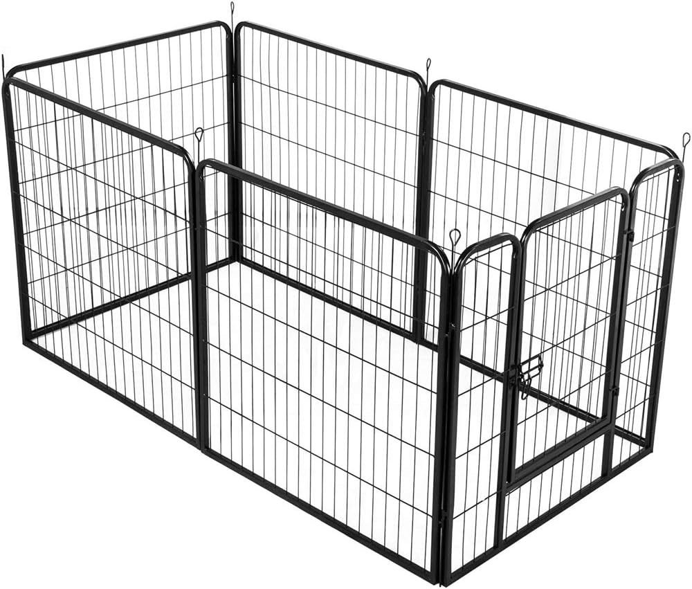 BUNNY BUSINESS Heavy Duty 6 Panel Puppy Play Pen/ Rabbit Enclosure ...