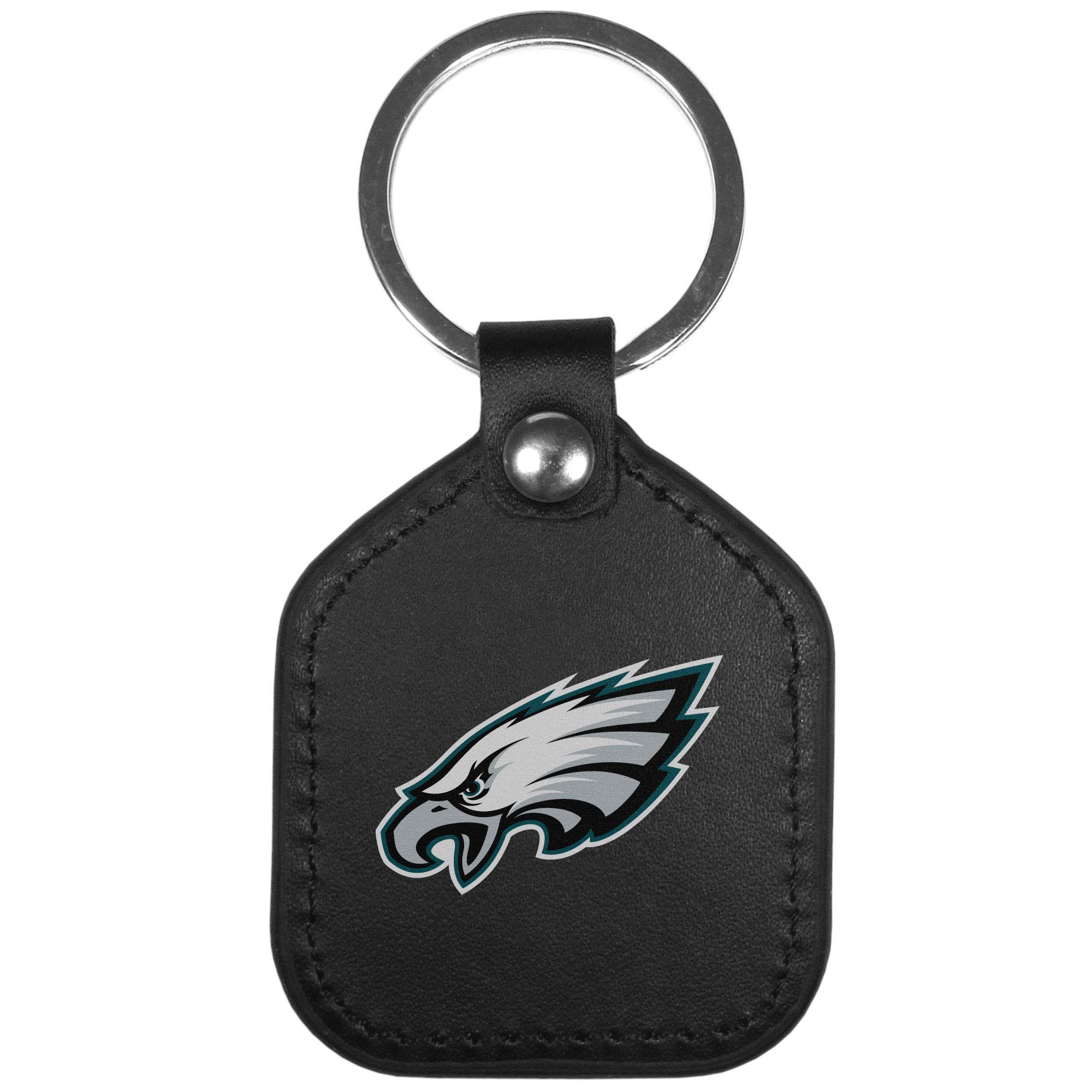 Siskiyou NFL unisex-adult Leather Square Key Chains