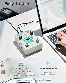 ギター Donner  Delay Looper donner_island_delay_01-