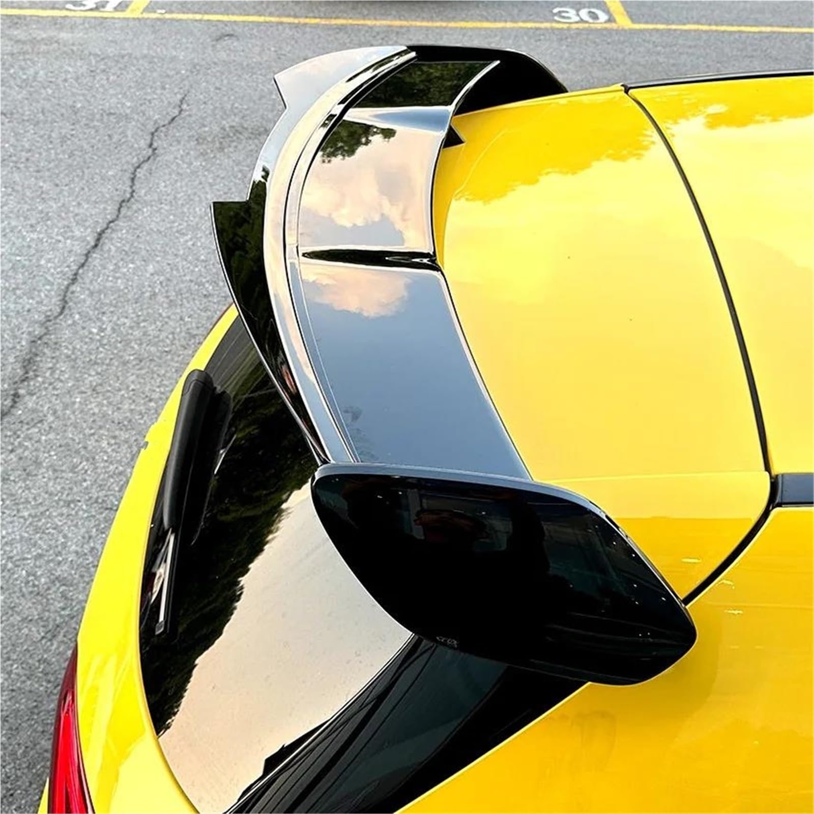 Tetto Spoiler Estensione Alette Ala Posteriore Per Mercedes Per Benz Classe A W177 A160 A180 A200 A220 A45 A35 Hatchback Per AMG 2018-2023 Spoiler Posteriore Labbro(Nero lucido)