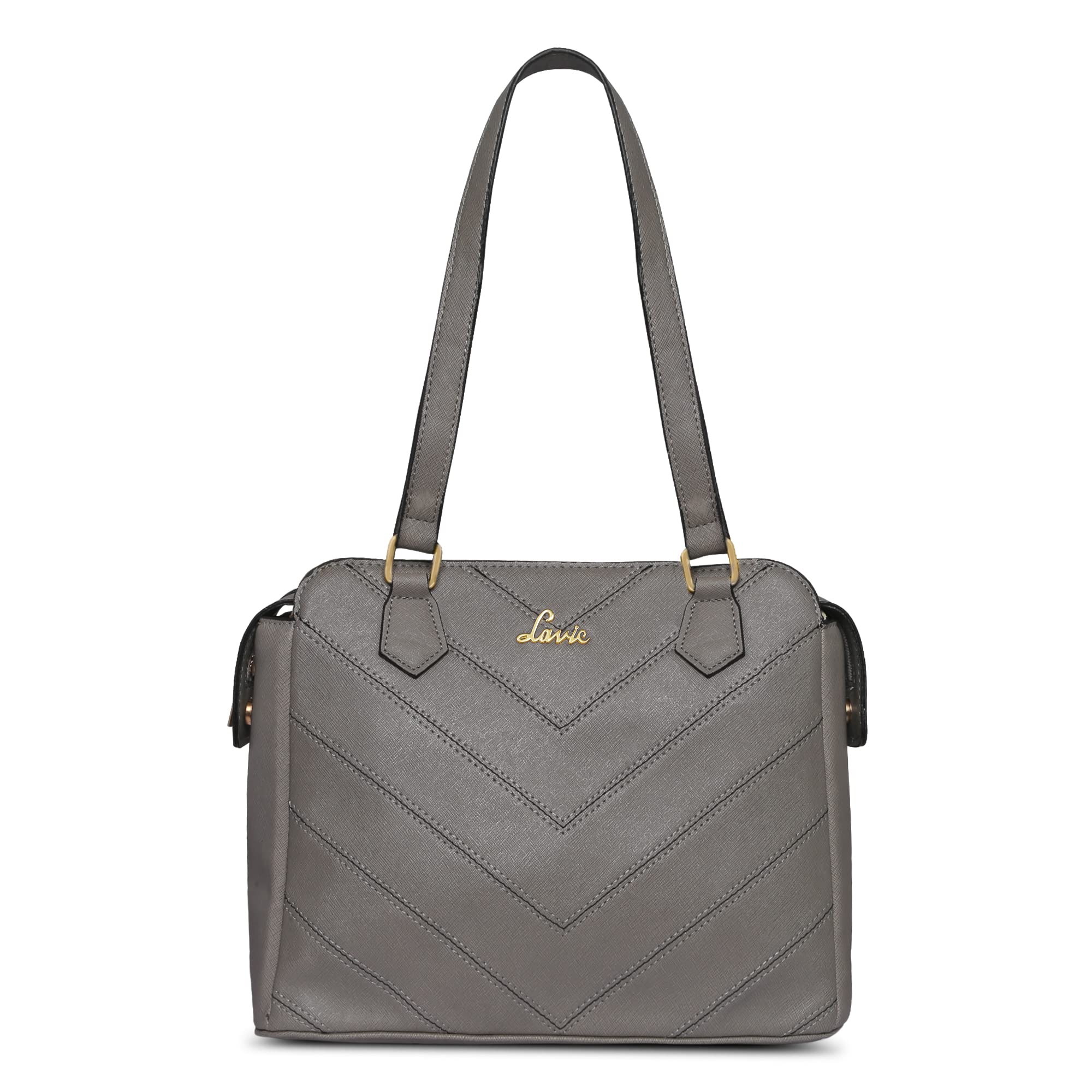 Lavie Faora Womens Medium Satchel (Grey) (B09WV3F2GM) Amazon Price History, Amazon Price Tracker
