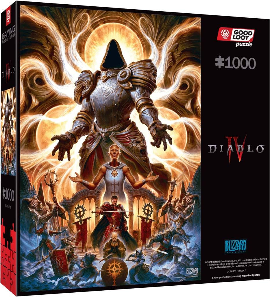 Good Loot - Diablo IV Inarius The Father-1000 Pieces Puzzle, Multicoloured, GDL-24935