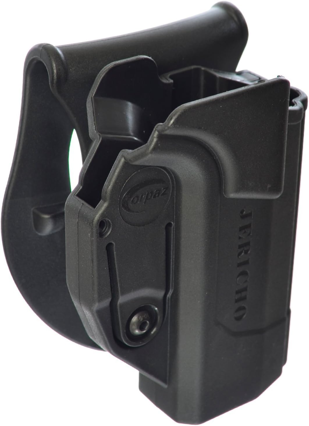 Orpaz Defense Active Retention ROTO Rotation Tactical Paddle Polymer Holster with Tention ajustment for Jericho 941 Baby Eagle Polymer Frame