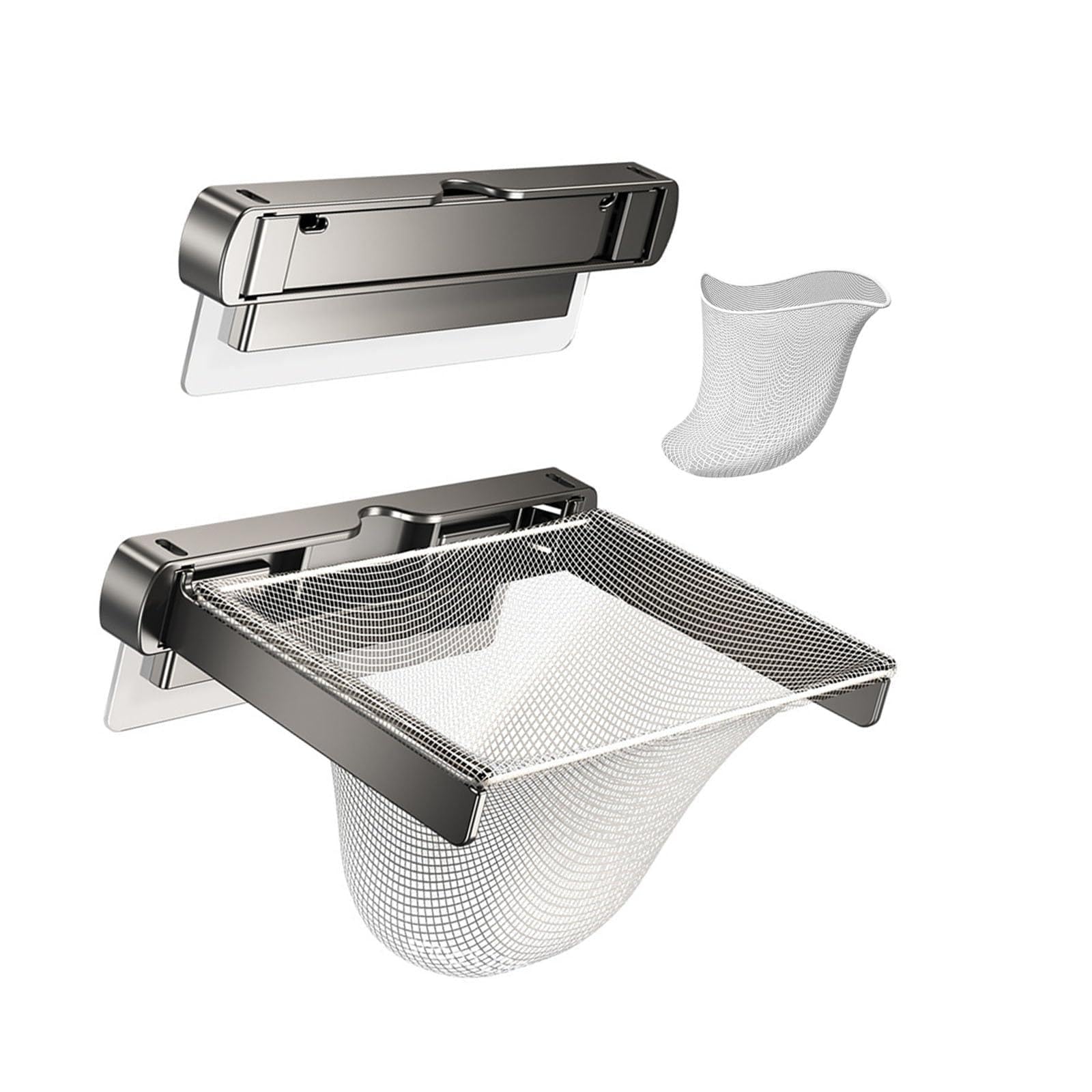 yanzunlrn Strong Iron Sink Drain Filter Basket with Folding Design to Stop Clogging and Save Room Space Saving Kitchen Planner
