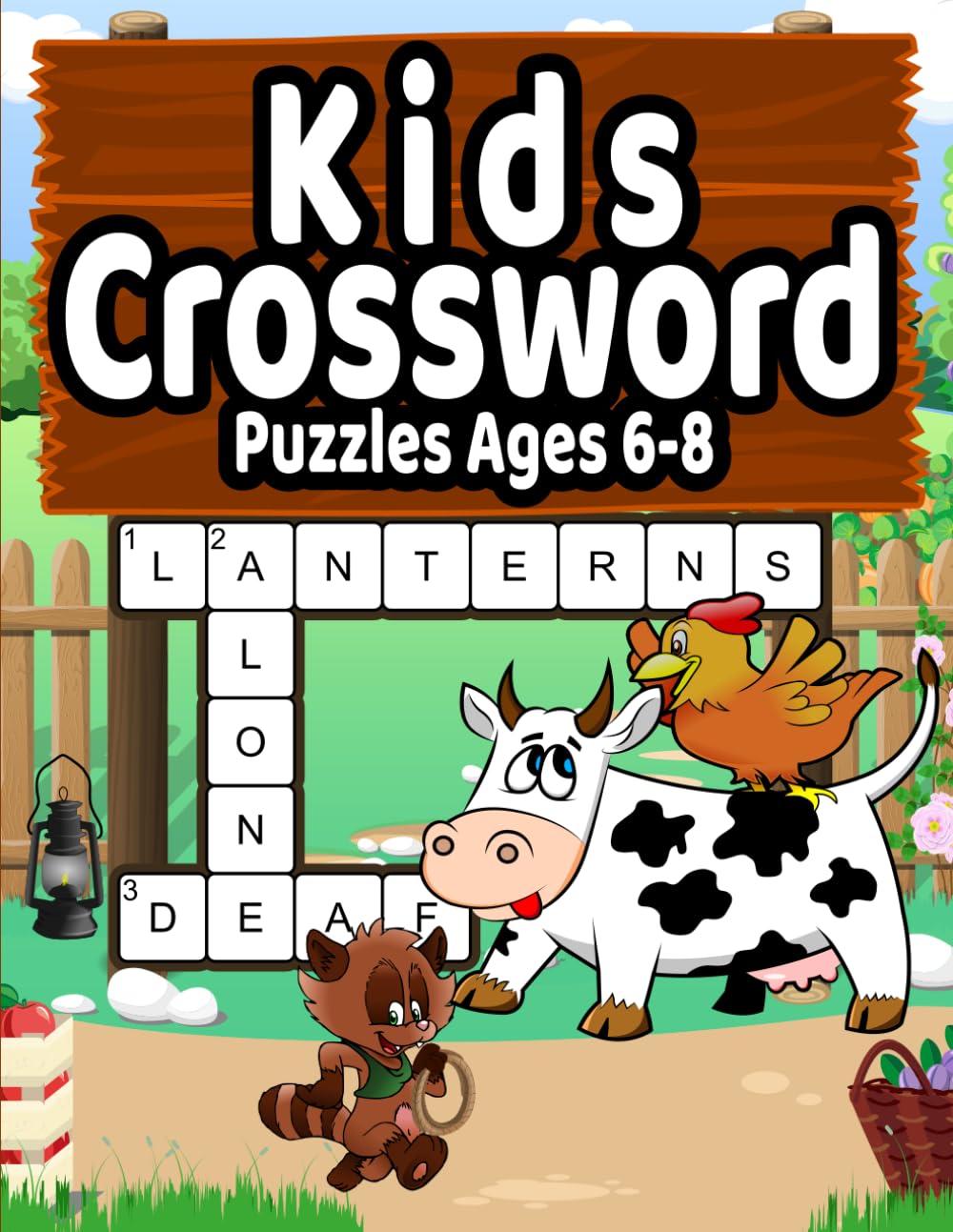 Kids Crossword Puzzles Ages 6-8: Crossword Puzzles for Kids