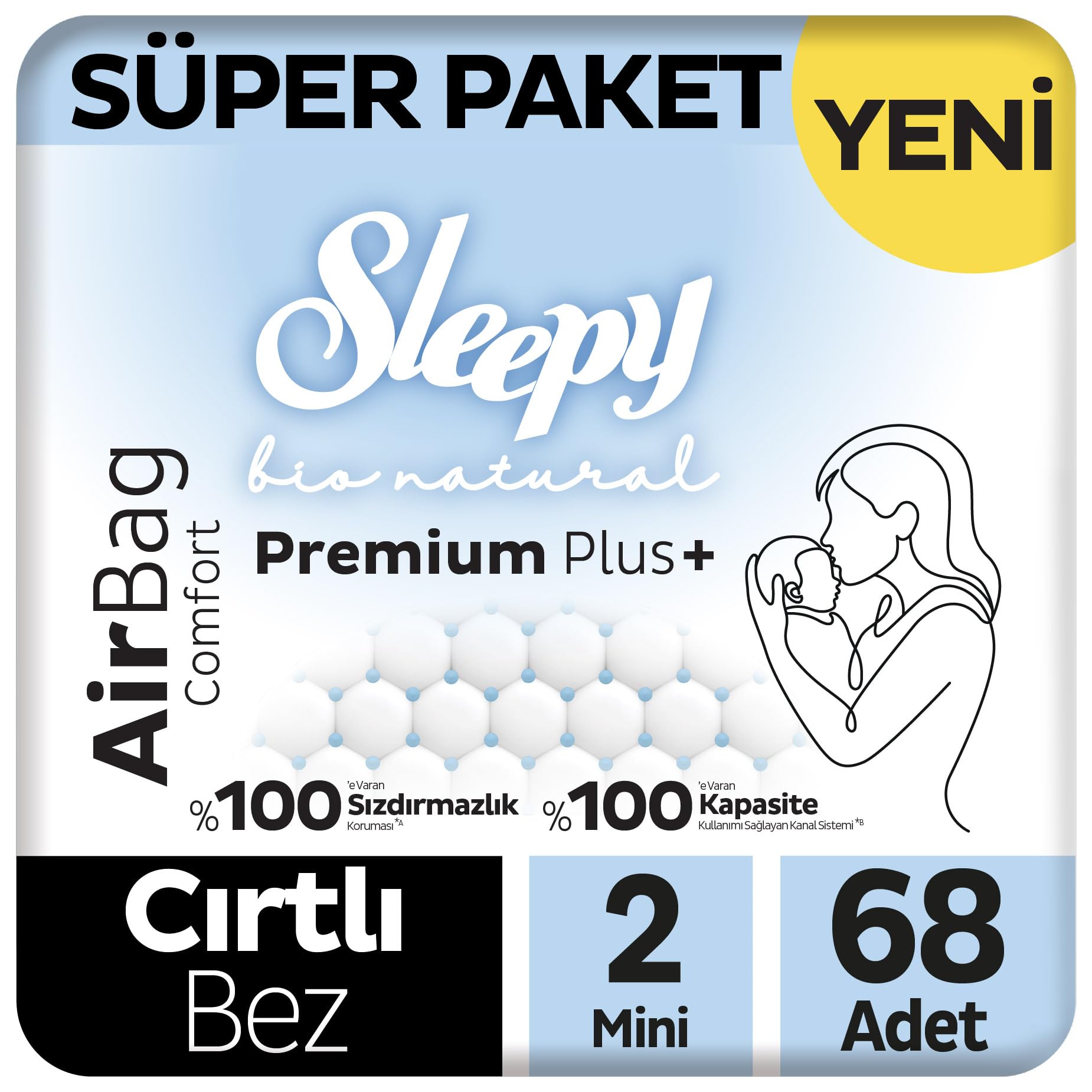 Sleepy Bio Natural Premium Plus Airbag Comfort Süper Paket…