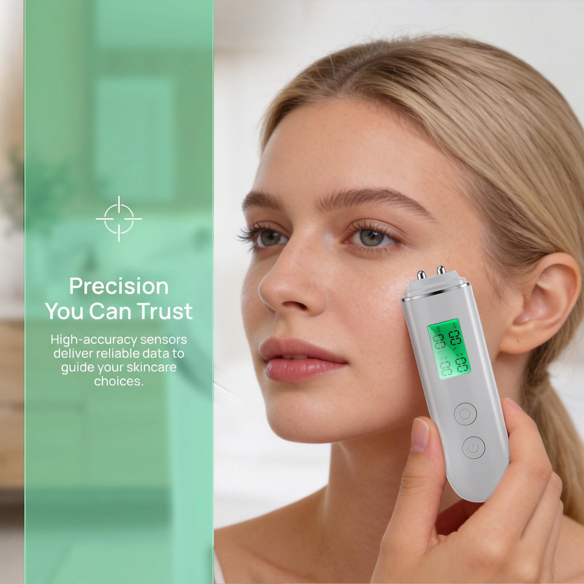 Misuratore Idratazione Pelle, Analizzatore Viso, Controllo Rapido