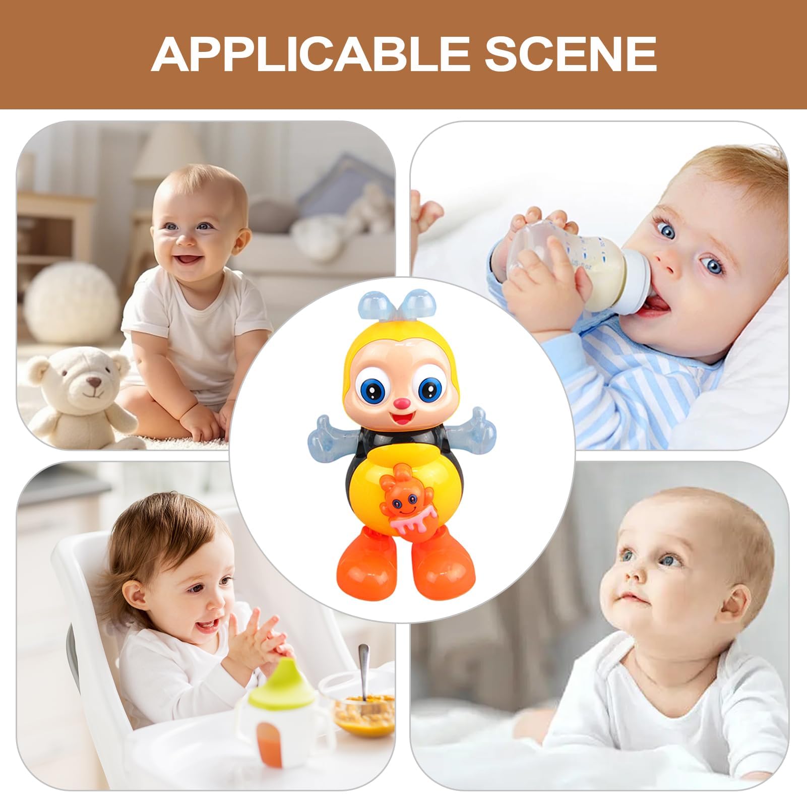 Abejitas Chiquitita Juguete Abeja Bailarina Con Luces Y Música, Estimulación Sensorial Y Desarrollo Infantil, Regalo De Cumpleaños, Navidad Y Pascua Para Niños