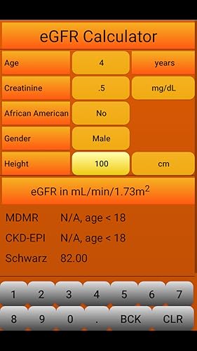 eGFR Calculator