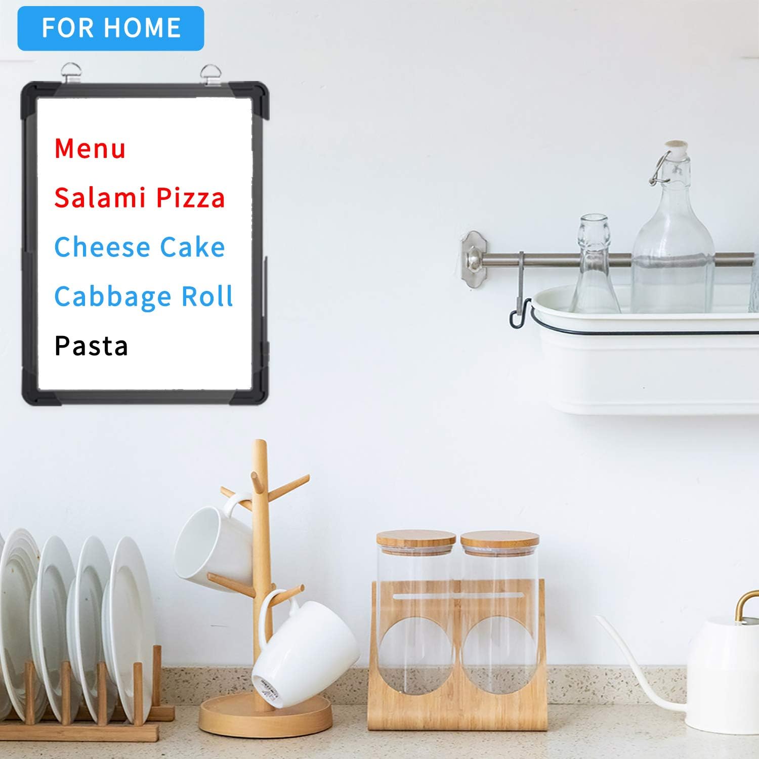 Small White Board Dry Erase Board - 12" x 16" Double Sided Desktop Foldable Magnetic Whiteboard with Markers and Magnets Personal Easel for Kids Drawing Home and Offic