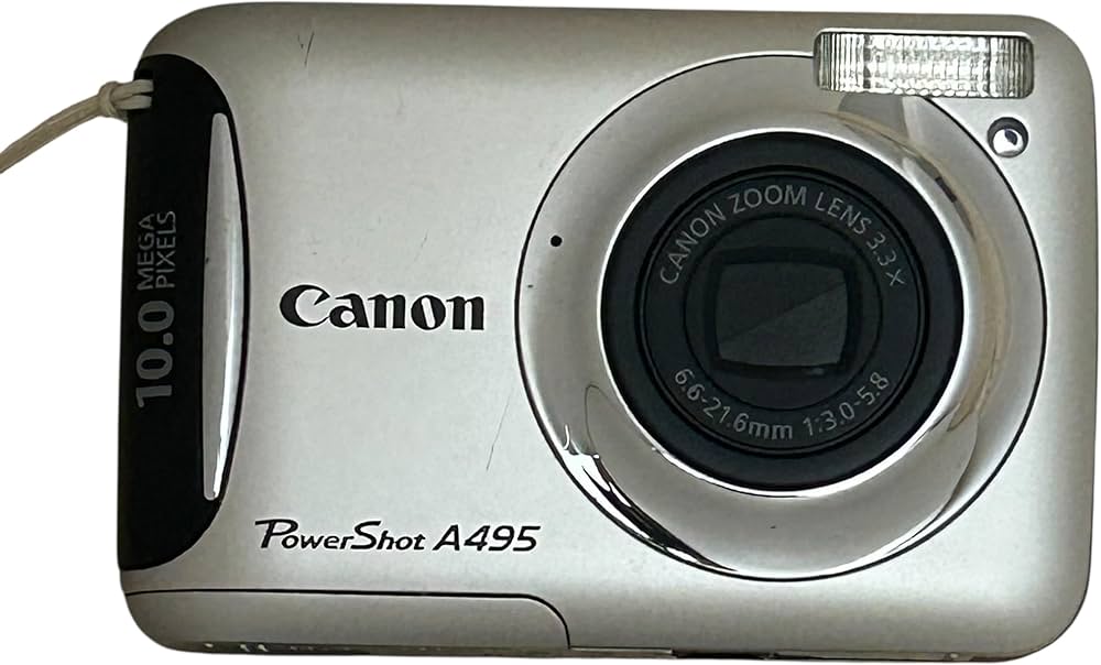 Canon キャノン PowerShot A495 パワーショット デジカメ Amazon | PowerShot A495 シルバー Canon | コンパクト 通販