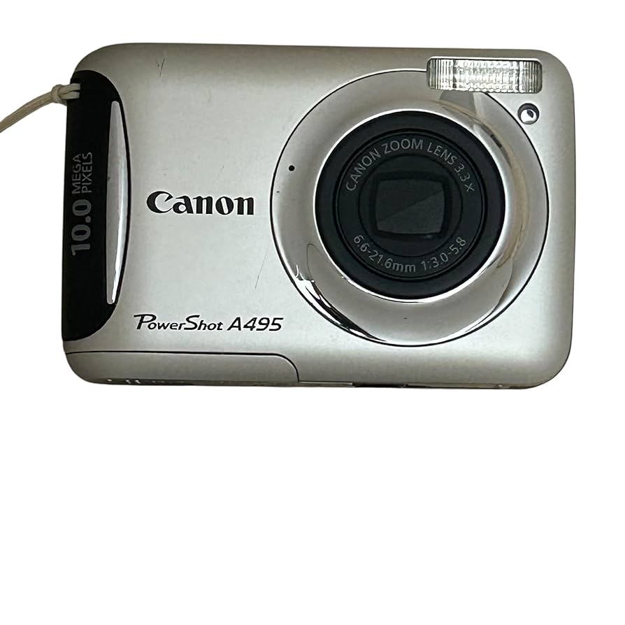 【動作確認済】Canon Power Shot A495 コンデジ Amazon | PowerShot A495 シルバー Canon | コンパクト 通販