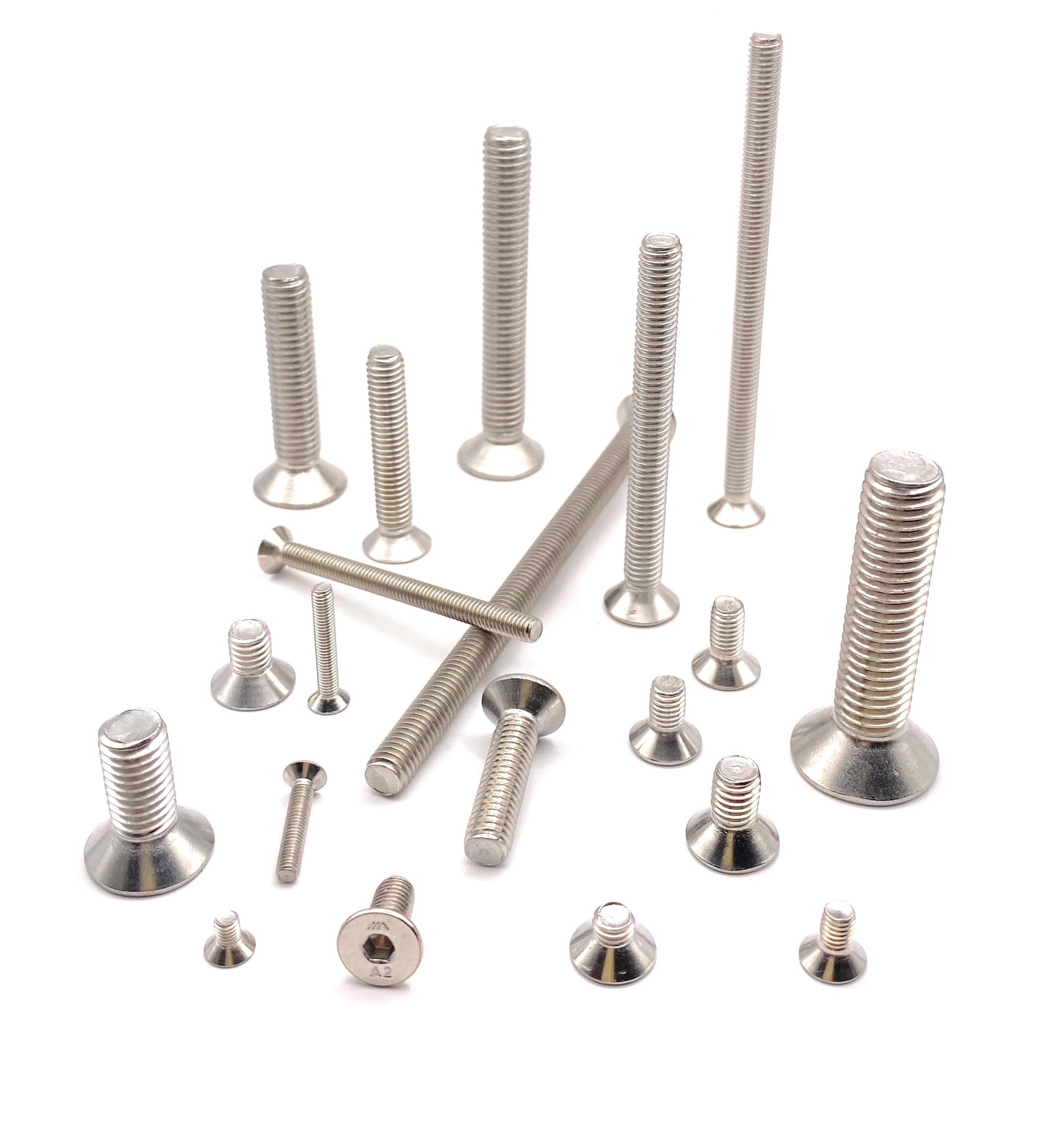 100 Viti M3x5mm Testa Svasata Acciaio Inox A2 - Chiave Allen Per Fissaggi Premium - Foto 10