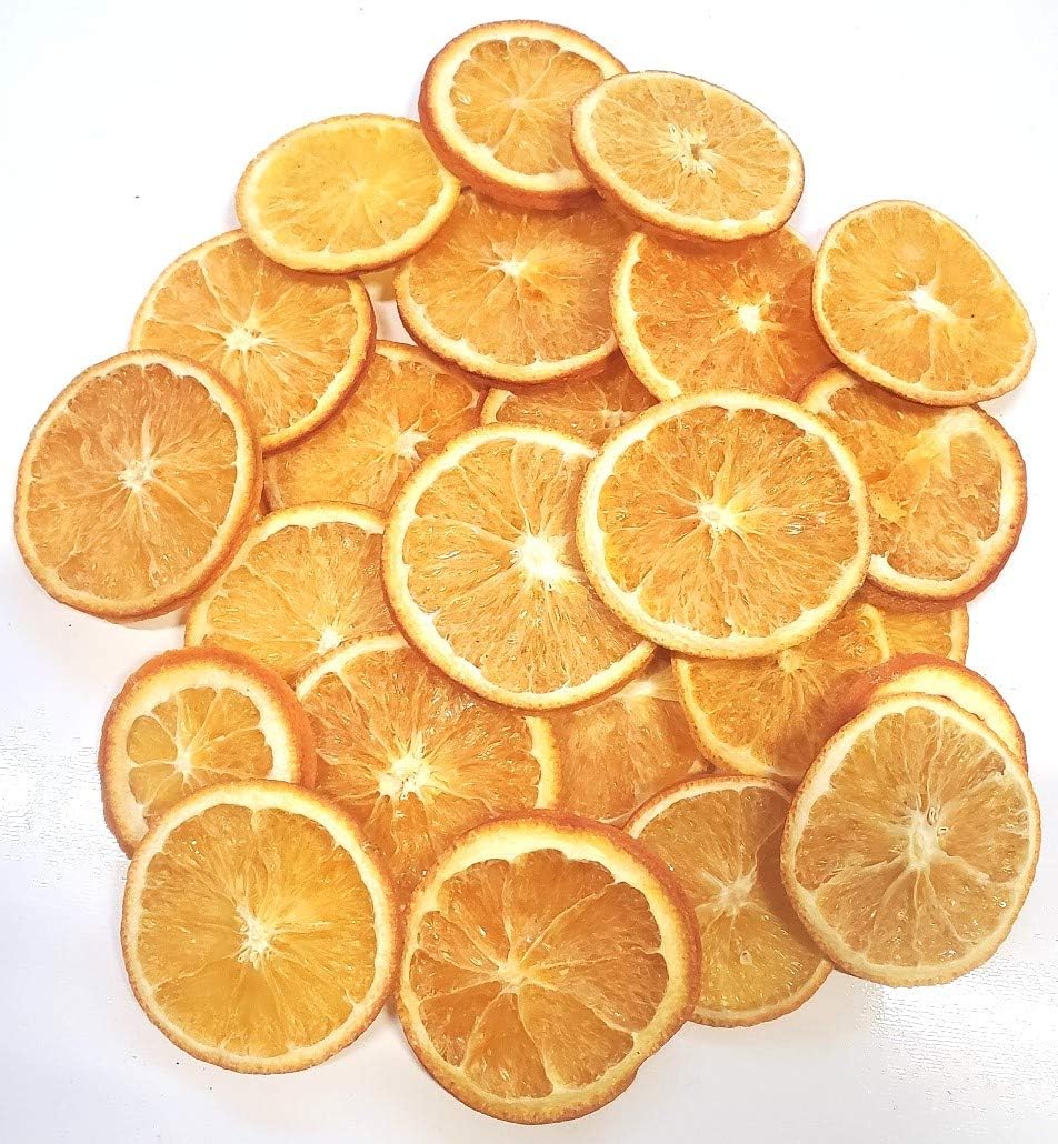 Large 1 1/2 Cup Bag of Dried Orange Slices - Perfect for Potpourri, Crafts, Table Scatters - Not for Human Consumption