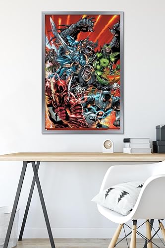Miniatura 79 de Trends International DC Comics The Batman Who Laughs - Póster de pared grupal, 22.375 x 34 pulgadas, versión enmarcada en negro Versión enmarcada