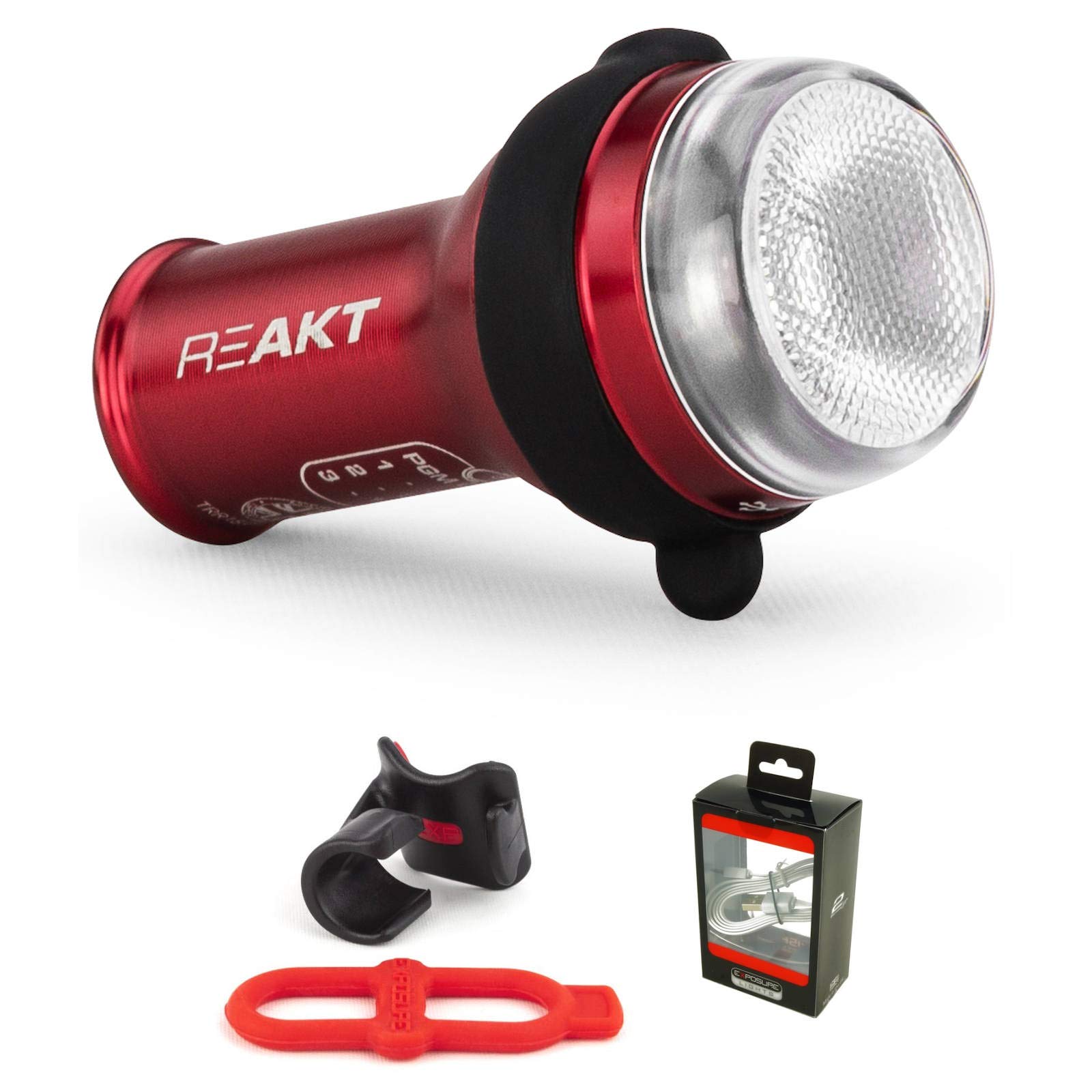 Exposure TraceR MK2 Rear Bicycle Light with ReAKT and Peloton