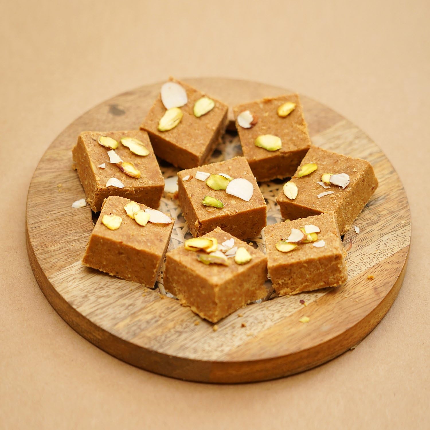 Amaram by Ghasitaram Gifts Sugarfree Besan barfi 200 gms|Sugar Free Sweets|Diabetic Friendly|Diwali Sugar Free Sweets Box-image-11