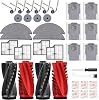 36 Pack Zubehör für Roborock Saros 10 Saugroboter 4 Hauptbürsten 4 Filter 4 Halbmond Wischpads 4 Runde Wischpads 6 Seitenbürsten 6 Staubbeutel 1 Reinigungsbürste 1 Schraubendreher