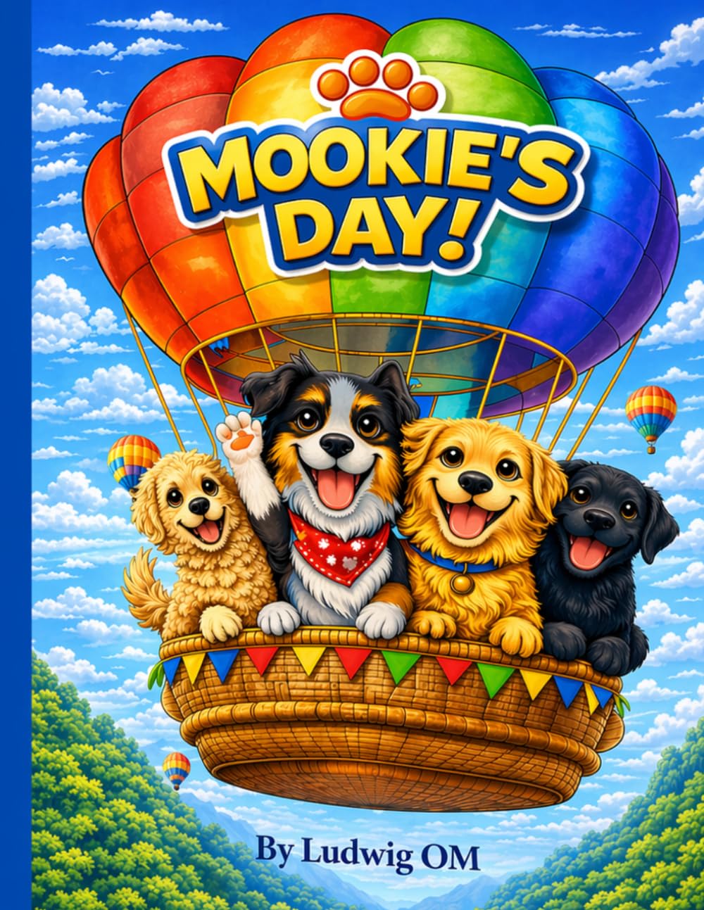 MOOKIE’S DAY!: Volume 1 Coloring Book