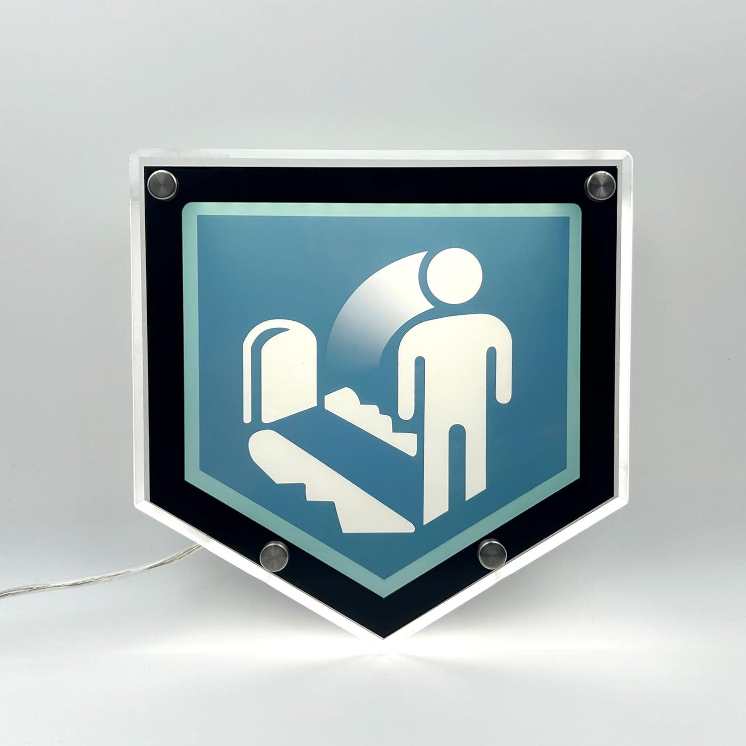 Call of Duty - Quick Revive Zombies Perk Backlit Poster - Otaku LED 10" Acrylic Poster, Gift for Gaming Fans