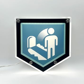 Call of Duty - Quick Revive Zombies Perk Backlit Poster - Otaku LED 10" Acrylic Poster, Gift for Gaming Fans