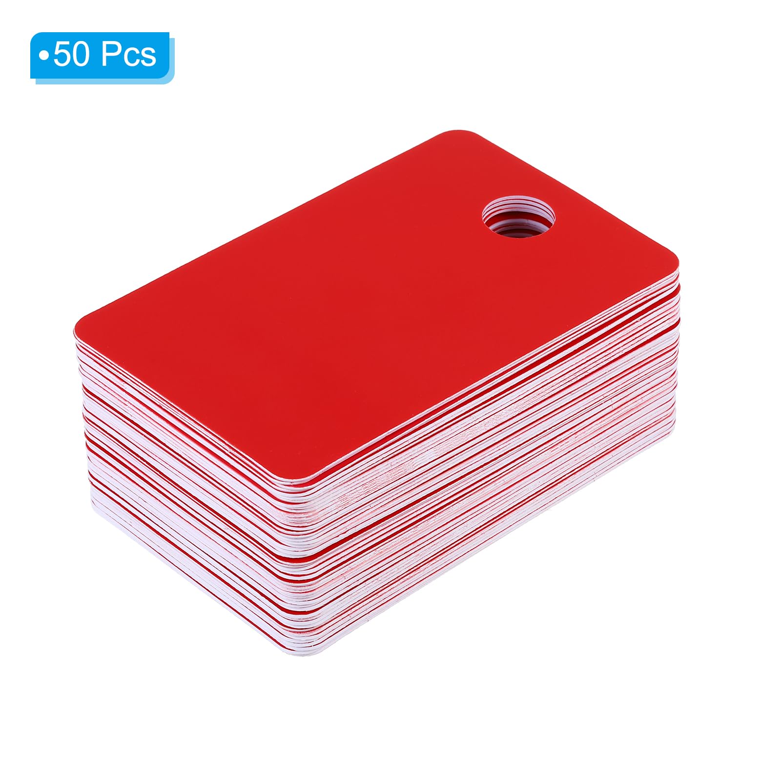 PATIKIL 2.76 x 4.33" PVC Blank Cards with Slot Punch on Short Side - Image 3