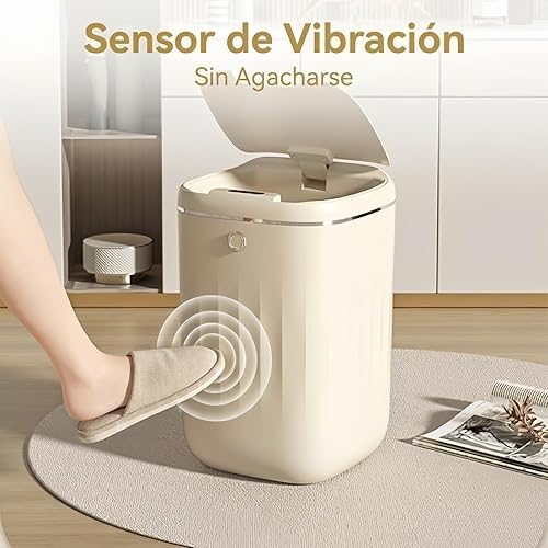 Miniatura 3 de Bote de basura automático de gran capacidad con sensor inteligente con tapa para el hogar y la cocina 20L