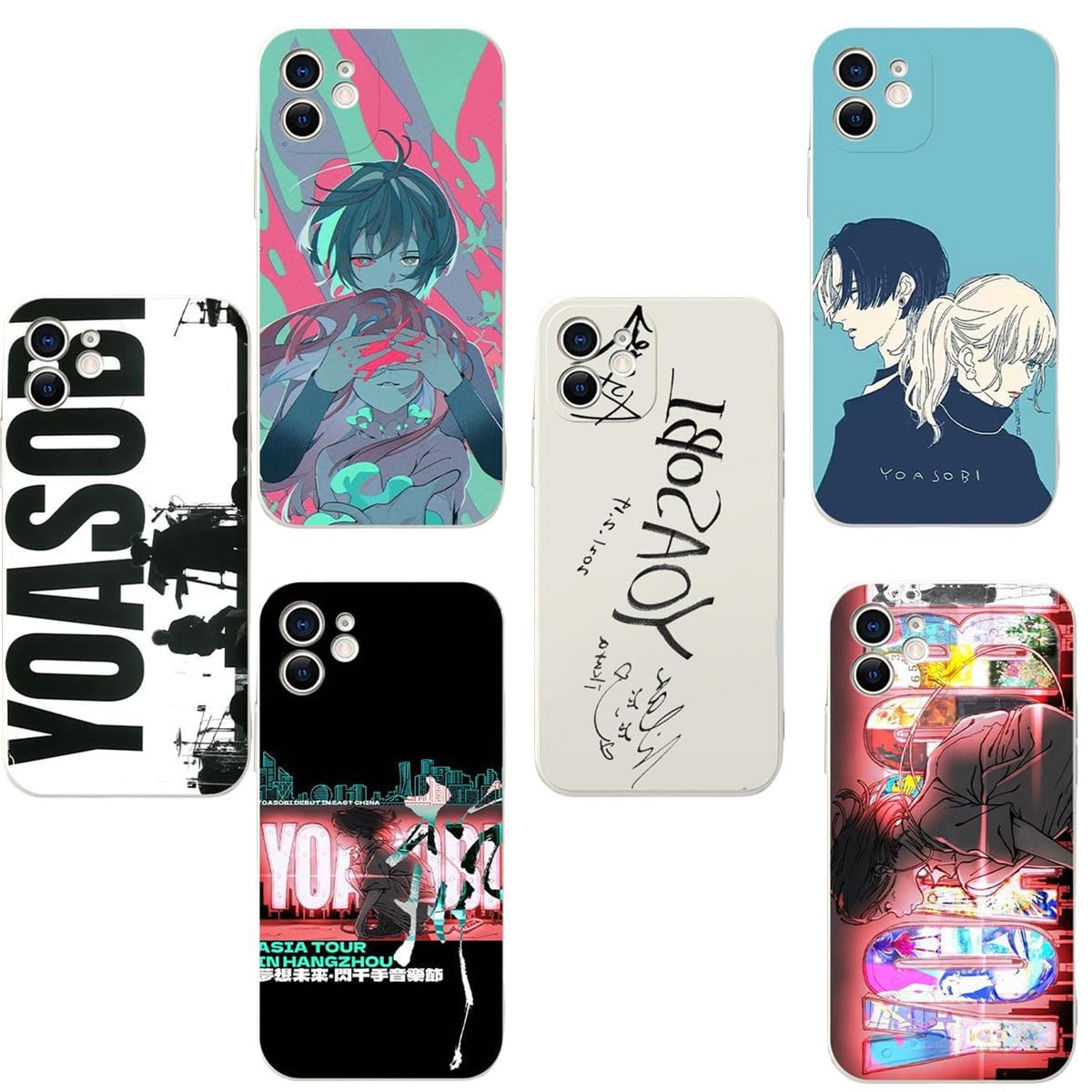 Amazon.co.jp: Yoasobi スマホケース iPhone16/15/14 アイフォンケース