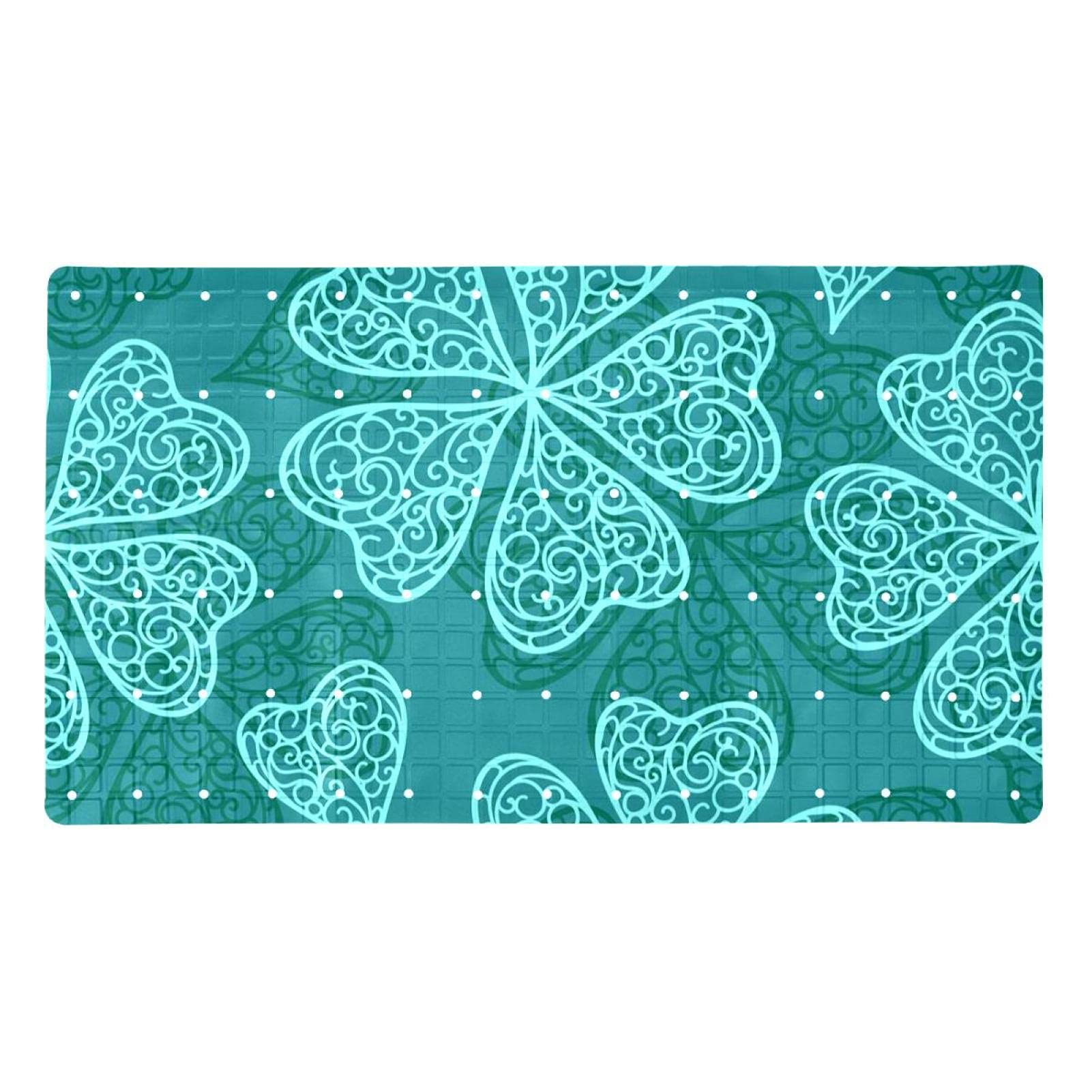 Tapis de salle de bain baignoire 40x70 antidérapant à ventouses