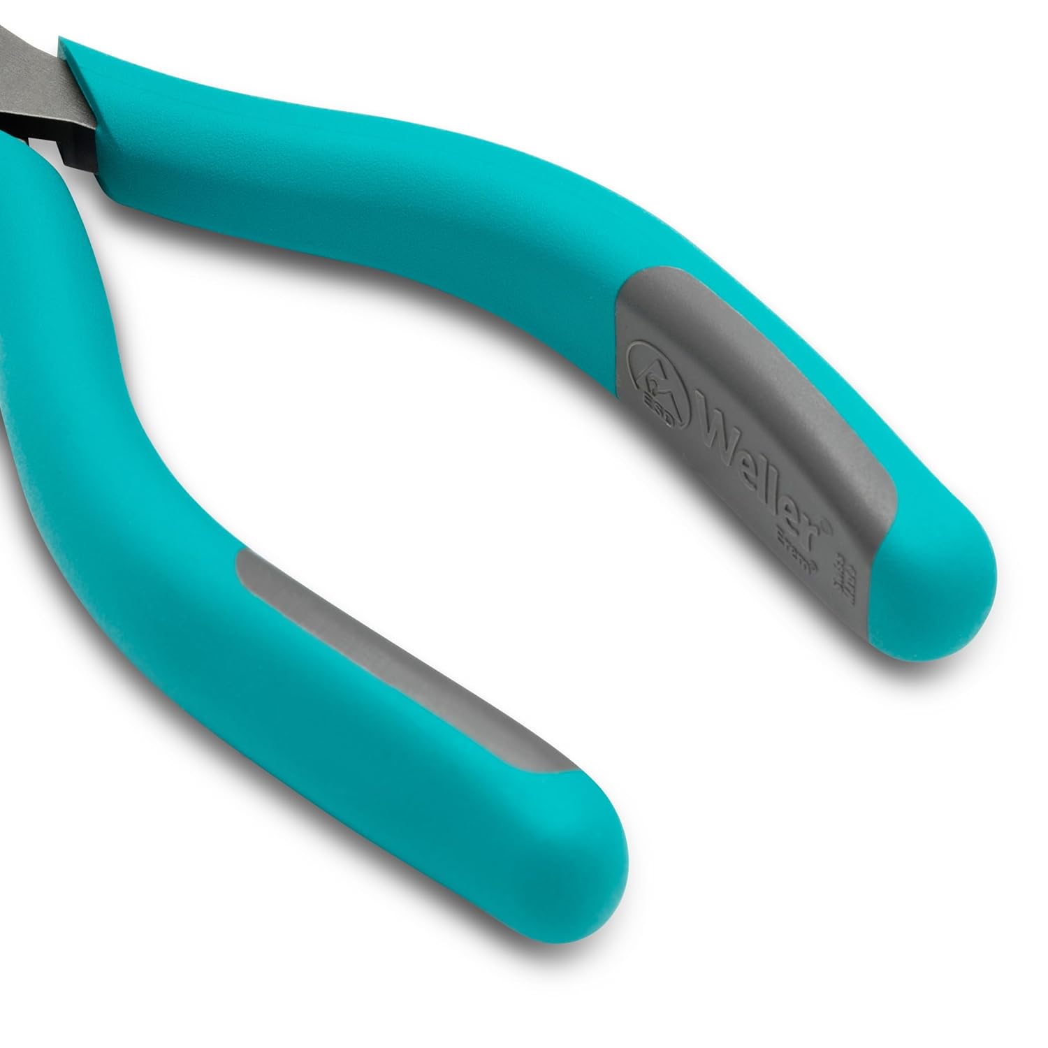 "Weller Erem 2400 MagicSense Steel Fine Point Needle Nose Plier, Smooth Jaw, 5"" Length, Ergonomic Handle" (2411P)