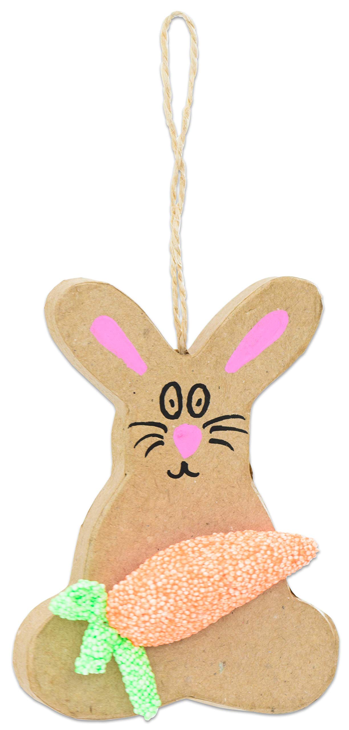 Creativ Pappmache Ostern ornaments-114 Display Box, Papier, braun, 27 x 2,5 x 21 cm